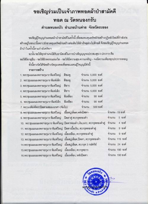 ขุนแผน ปี๔๖พิมพ์เล็ก เนื้อชมพูทาทอง ตะกรุดเงิน