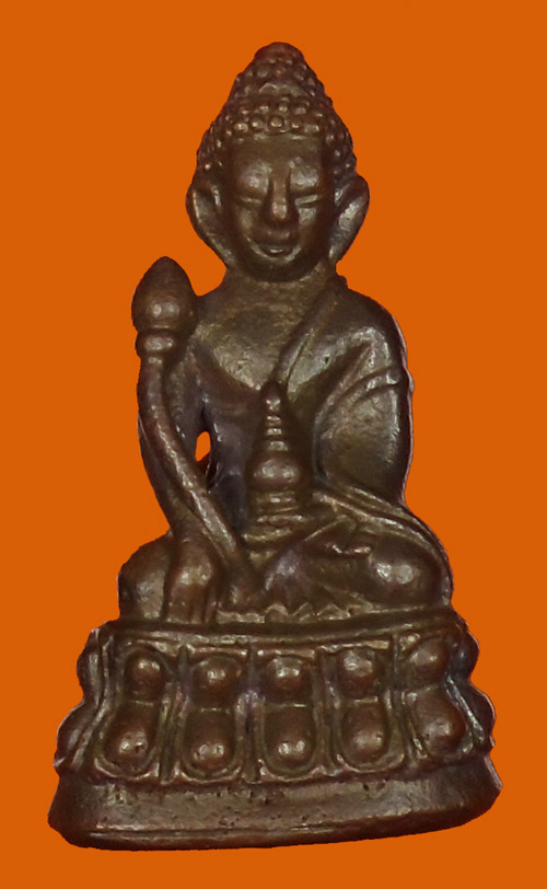 *** พระกริ่งสายรกเสาร์ ๕ เนื้อนะวะโลหะ ก้นอุดผง หลวงปู่คำบุ พร้อมกล่อง ***