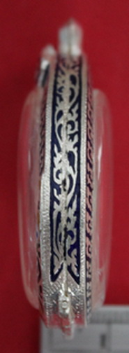 ตลับเงินลงยารูปไข่ใหญ่ เปิดหลังของใหม่ 