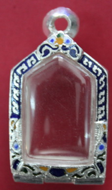 ตลับเงินลงยาขุนแผนพิมพ์เล็ก ย้อนยุค ลป.ทิม เปิดหลังของใหม่