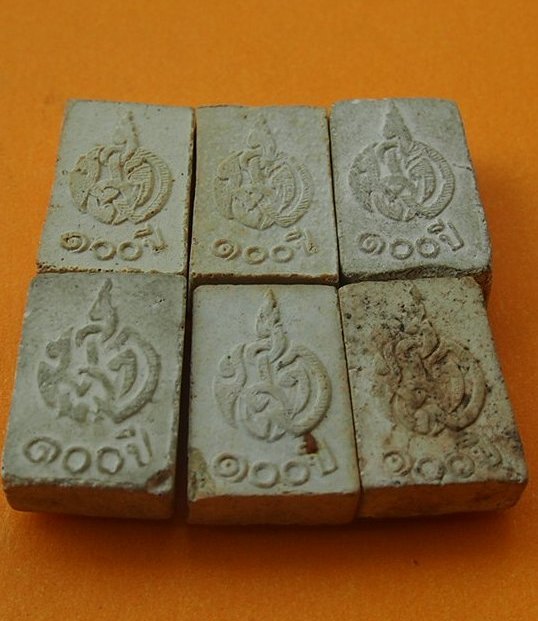(((เคาะเดียวแดง)))พระผงวัดปากน้ำ รุ่น 5  ทีเดียว 6 องค์ สวยๆ สุดค้ม (2)