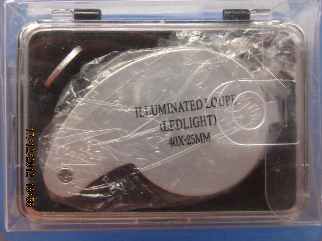 กล้องส่องพระและจิวเวอรี่ 2เลนส์คู่ ไฟLED คู่ MAGNIFIER LED DOUBLE MULTIPLE 