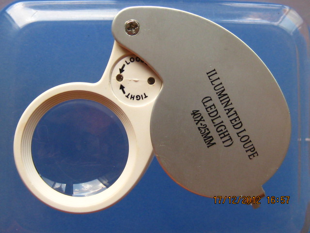 กล้องส่องพระและจิวเวอรี่ 2เลนส์คู่ ไฟLED คู่ MAGNIFIER LED DOUBLE MULTIPLE 