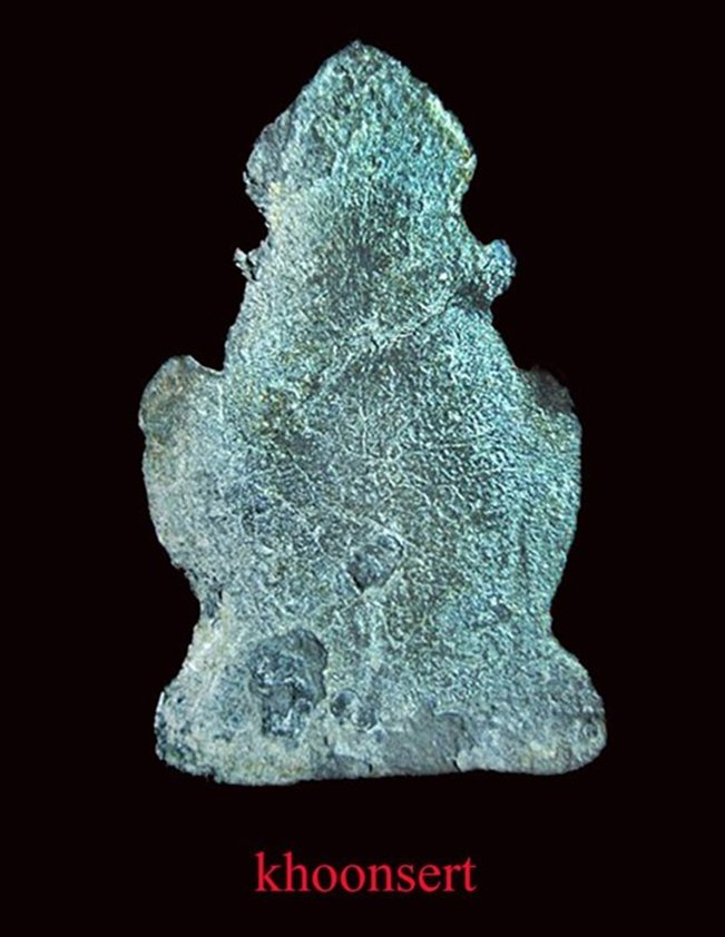 พระพิมพ์ซุ้มระฆัง กรุราชบูรณะ จ.อยุธยา เนื้อชินเงิน หายากสุดๆ พร้อมบัตรับรอง.