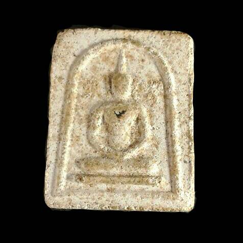 หลวงพ่ออุ้น พระสมเด็จเหม็น เนื้อผงล้วน ยันต์ชัด