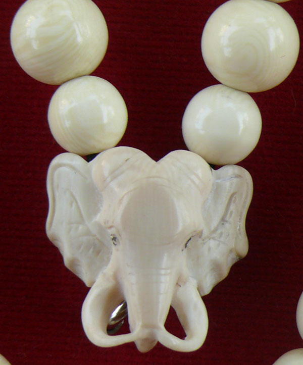 สร้อยหัวงาช้าง ตัวสร้อยงาอัด