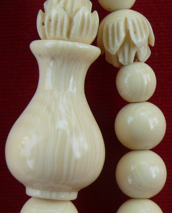 สร้อยหัวงาช้าง ตัวสร้อยงาอัด