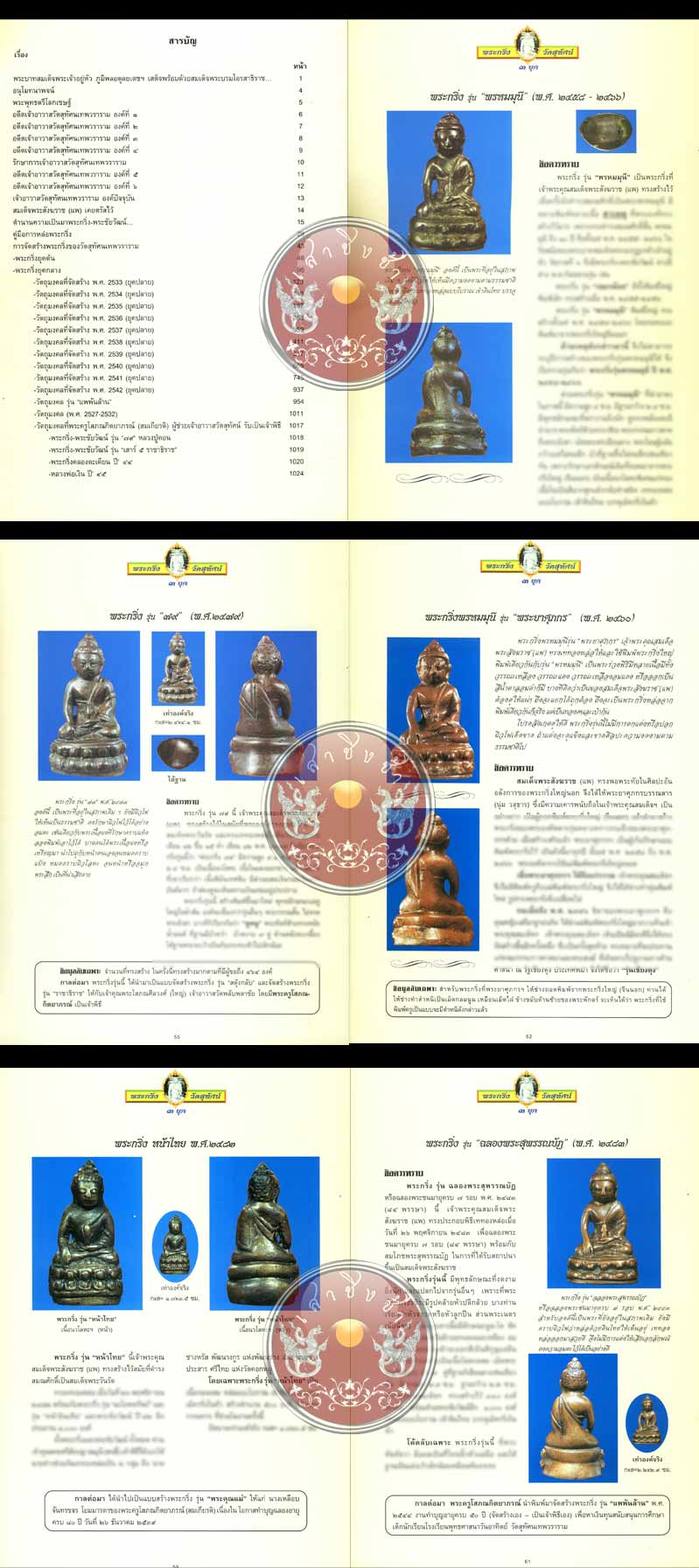 *** รีบจองด่วนจำนวนจำกัด *** หนังสือพระกริ่ง 3 ยุค วัดสุทัศน์ฯ ห่อพลาสติกใหม่ทุกชุด (1 กล่อง 2 เล่ม)