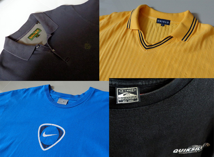 เสื้อ TIMBERLAND + UNIQLO+ NIKE + QUIKSILVER ของแท้ made in USA