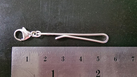 แหนบ + ห่วงสปริง เงิน(92.5%) แบบขัดเงา ของใหม่ พร้อมจัดส่ง