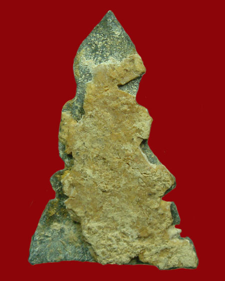 พระกรุวัดเก๋งจีน พิมพ์ปางมารวิชัย เนื้อชินตะกั่ว วัดเก๋งจีน จ.ระยอง สร้างสมัยอยุธยาปลาย สวยสมบูรณ์