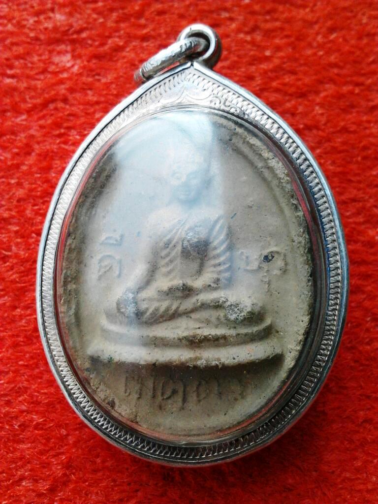 พระสีวลี หลวงปู่คำบุ วัดกุดชมภู เลี่ยมเงินสั่งทำ ออฟชั่นเพียบสร้างน้อยหายาก