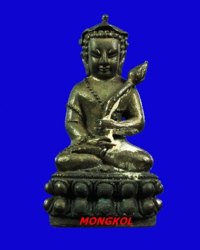 พระกริ่งอุปคุตรุ่นแรกชุดของขวัญหลวงปู่คำบุ วัดกุดชมภู เนื้อนวะโลหะชนวน พ.ศ.2551 จ.อุบลราชธานี