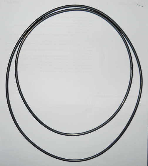 วัดใจเปิดที่เคาะแรก สร้อยยางโอริง ห้อยพระทีเดียว 4 เส้น 2 ขนาด อย่างหนา