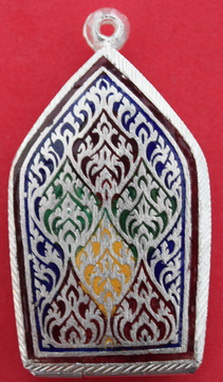 ตลับเงินลงยาขุนแผน ปิดหลังของใหม่