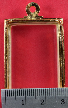 ตลับไมครอนทองเหลืองสมเด็จไข่ปลา เปิดหลังของใหม่