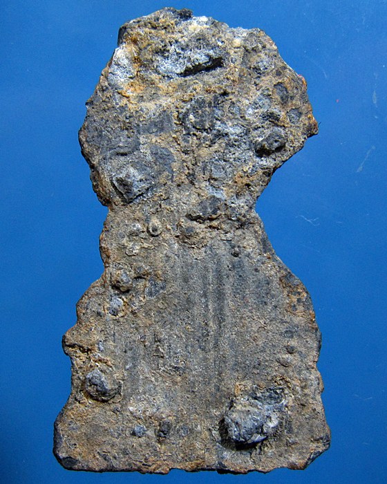 พระปรกโพธิ์เชียงแสนปางมารวิชัยพิมพ์เล็กเนื้อชินเงิน 2