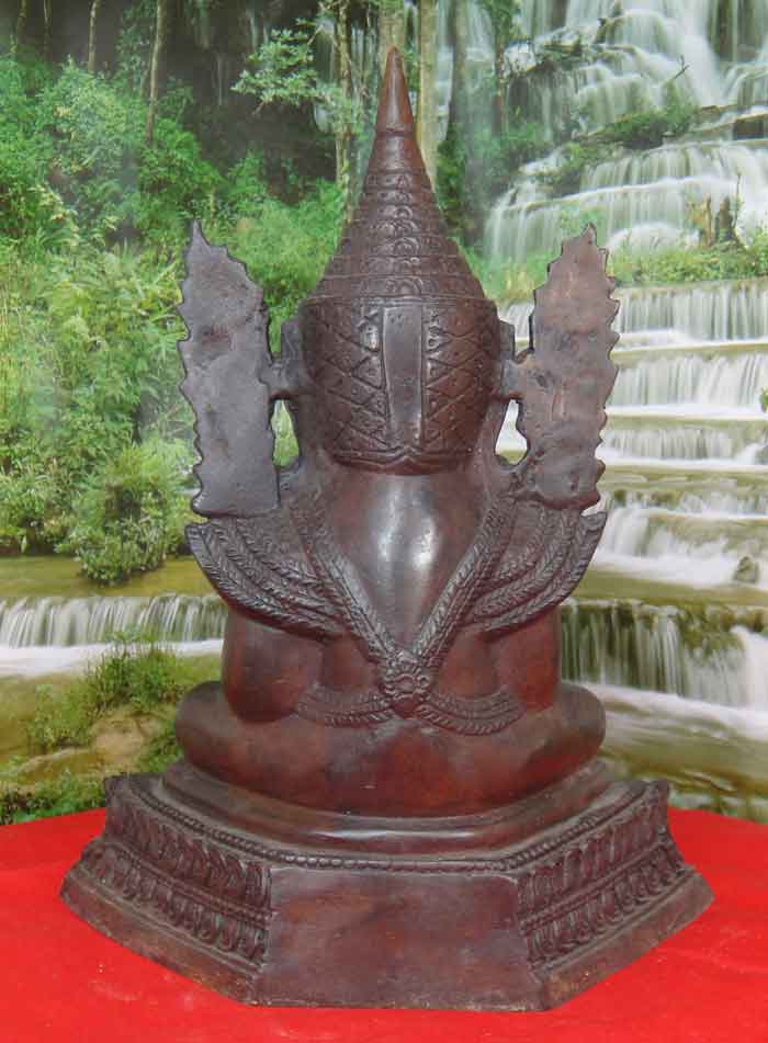 (((วัดใจเคาะเดียว ๑๐ บาทแดง))) พระมหามัยมุนี พระพุทธรูปทรงเครื่องแบบกษัตริย์ ปางมารวิชัย