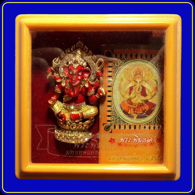 เข็มกลัดพระพิฆเนศร์ ขนาด 5.3 ซ.ม.