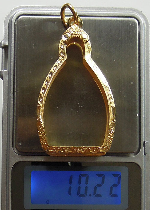 ตลับทองคำ ยกซุ้มบน+ล่าง มือ1ใส่ เจ้าสัว 1, 2, 3 วัดกลางบางแก้ว จ.นครปฐม น้ำหนัก10.22รัม