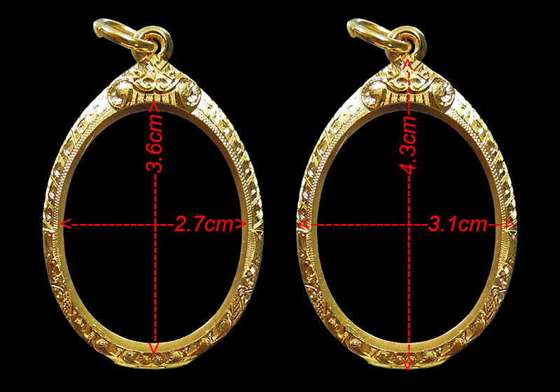 ตลับทองคำ ยกซุ้มบน+ล่าง มือ1ใส่เหรียญเจริญพร หลวงพ่อคูณ น้ำหนัก9.79กรัม