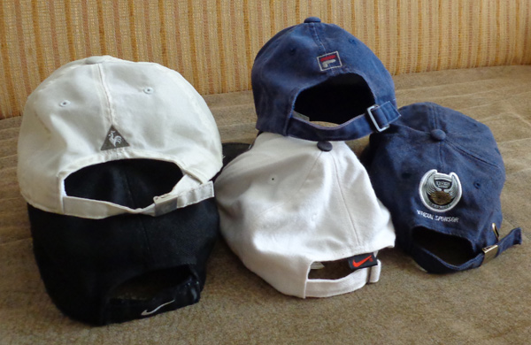 หมวกแบรนด์ดัง 5 ใบ NIKE + FILA + LECOQ SPORTIF + MILLER LITE/HARLEY DAVIDSON