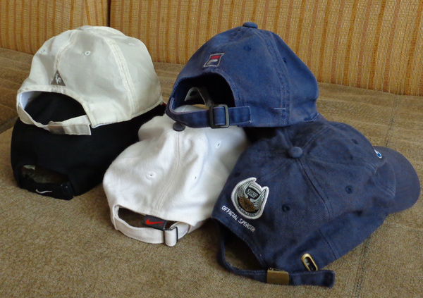 หมวกแบรนด์ดัง 5 ใบ NIKE + FILA + LECOQ SPORTIF + MILLER LITE/HARLEY DAVIDSON