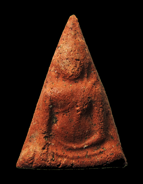 พระนางพญาหลวงพ่อแดง วัดเขาบันไดอิฐ เนื้อสีแดง