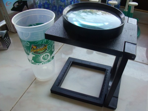 เลนส์ขยายช่วยดูพระ ขนาด 110 mm. เคาะเดียว