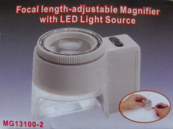 กล้องส่องพระ มีไฟLed มีสเกลเทียบขนาด เคาะเดียว