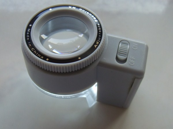 กล้องส่องพระ มีไฟLed มีสเกลเทียบขนาด เคาะเดียว