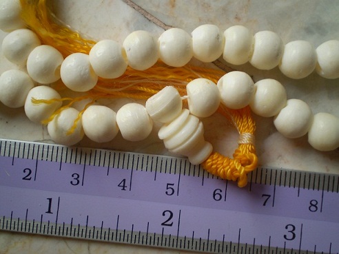 สร้อยประคำ 108 เม็ด  ขนาด8 มิล  เคาะเดียว 