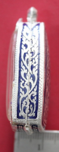 ตลับเงินลงยาลป.ทวด ปิดหลังของใหม่