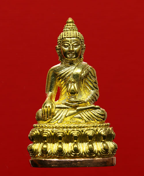 พระกริ่งสุคโต หลวงปู่คำบุ วัดกุดชมภู เนื้อทองทิพย์ ก้นทองแดง หมายเลข 841 พร้อมกล่อง