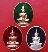 เหรียญพระแก้วมรกตลงยา 3 สี 3 กษัตริย์ ปี 39 ฉลองสิริราชสมบัติครบ 50 ปี  พร้อมกล่องเดิม