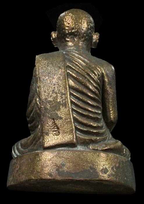 รูปเหมือนหล่อ สำราญสุข สมเด็จพระญาณสังวรฯ สมเด็จพระสังฆราช 8 รอบ วัดบวรฯ 2 โค้ด เนื้อชนวนสำริด