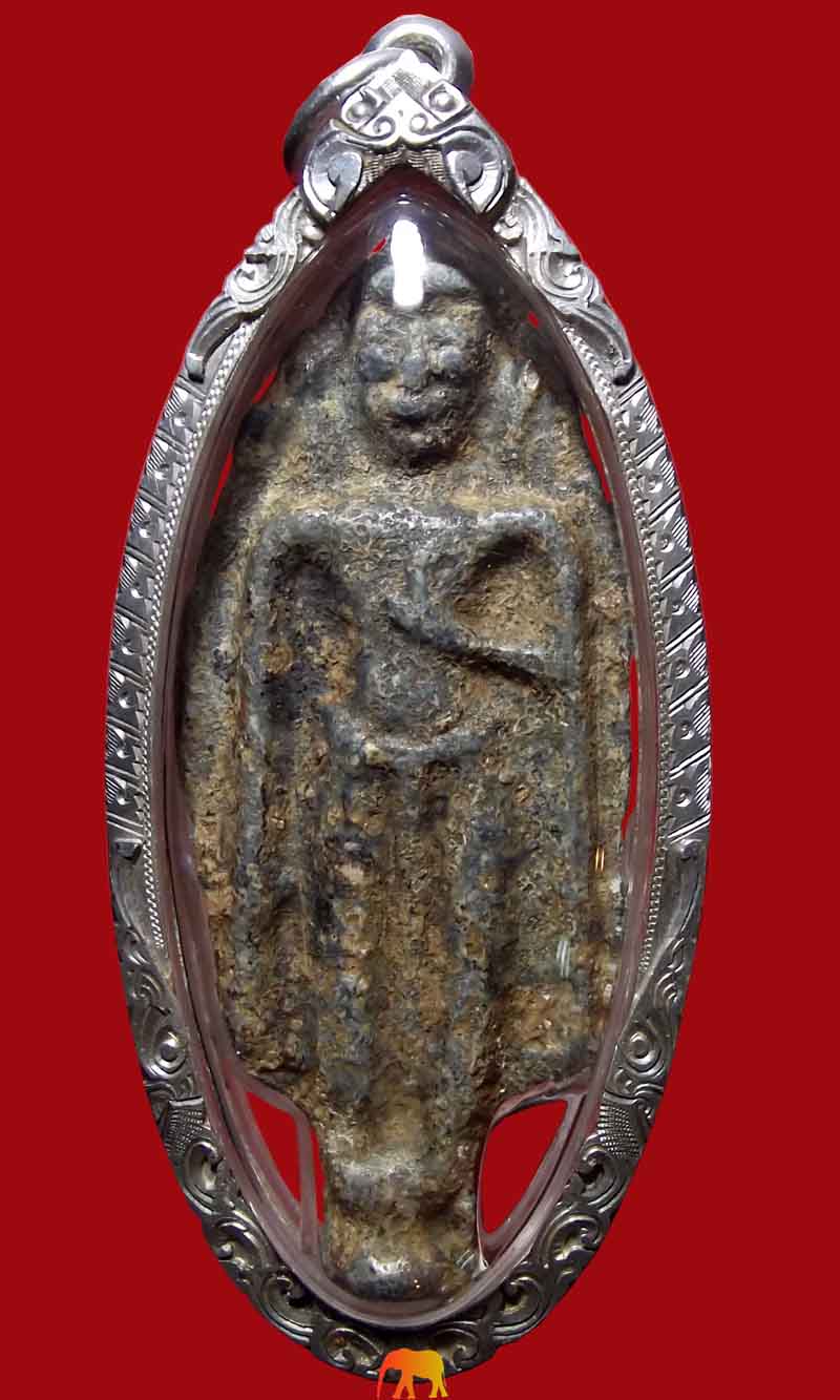 หายากสุดๆ พระร่วงยืน กรุวังเพิ่ม ชินสนิมเเดง พิมพ์ใหญ่ นิยมสุด (รหัส 1404)