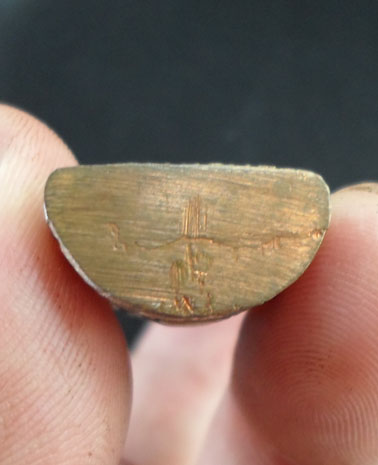 รูปเหมือนปั๊ม‘หลวงพ่อเงิน’ปี๒๕๐๒ พิมพ์นิยม‘แป๊ะยิ้ม’เนื้อทองแดงผิวไฟ 