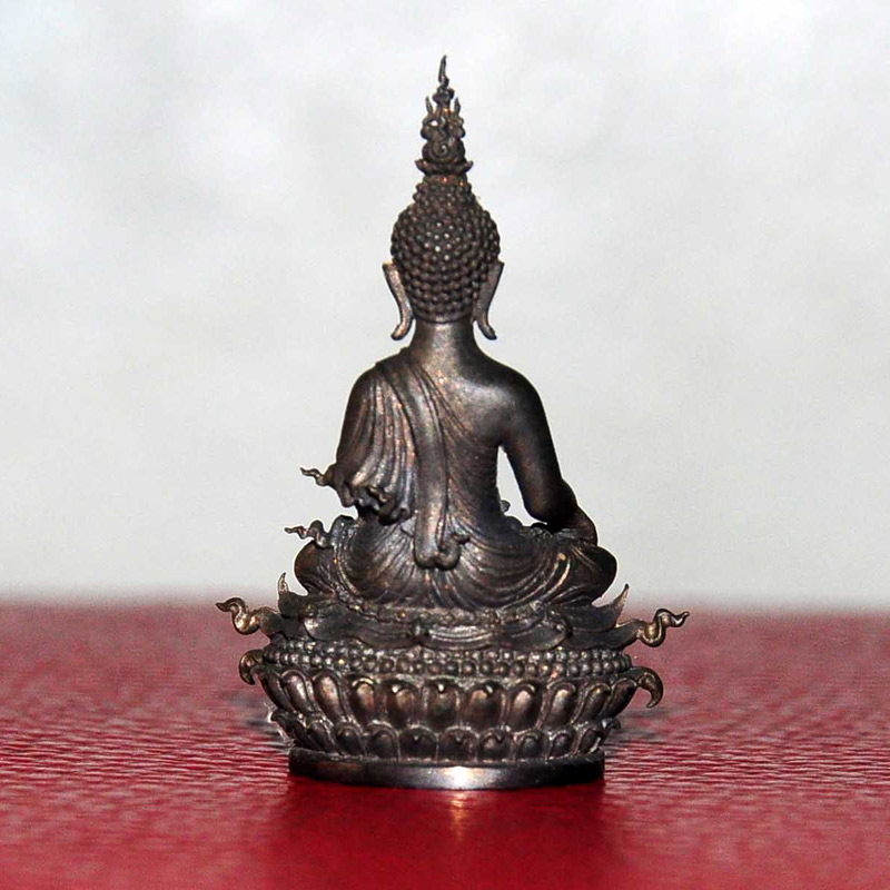 @@ขออนุญาตินำเสนอ@@พุทธศิลป์อ.เฉลิมชัย พระกริ่งพระพุทธประทานยศบารมี เนื้อนวะ หมายเลข ๗๑๖๒