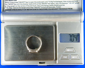 (เคาะเดียว) แหวน เนื้อเงิน หลวงพ่อแพ วัดพิกุลทอง น้ำหนัก 7.04G (เคาะเดียว)