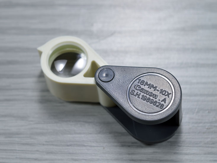 กล้องส่องพระ CANON สินค้าค้างสต๊อกเก็บจนลืมรุ่นเก่า เลนส์ใสไม่เคลือบม่วง 10x18mm ส่องสบายตา