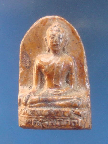 พระพุทธเนื้อดินลงเคลือบ ไม่รู้ที่ ไม่ทราบที่ เก่าๆสวยๆ