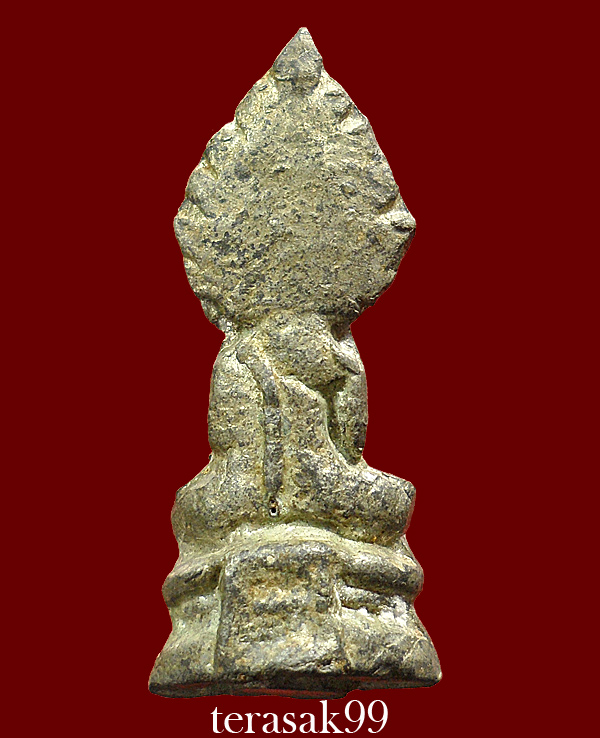 พระกรุวัดเลียบ พิมพ์ปรกโพธิ์ เนื้อชินเงิน กรุงเทพฯ สวยๆ