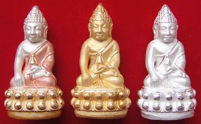 (((วัดใจเคาะเดียว ๑๐ บาทแดง ยกชุด ๓ องค์))) พระกริ่ง ๘๔ พรรษา จ.ป.ร. สมเด็จญาณสังวร สมเด็จพระสังฆราช