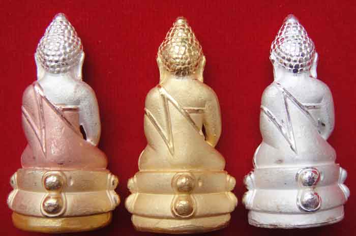 (((วัดใจเคาะเดียว ๑๐ บาทแดง ยกชุด ๓ องค์))) พระกริ่ง ๘๔ พรรษา จ.ป.ร. สมเด็จญาณสังวร สมเด็จพระสังฆราช