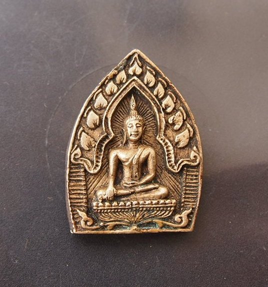 (((เคาะเดียวแดง))) เหรียญหล่อรูปเหมือน หลวงพ่อขอม วัดไผ่โรงวัว สุพรรณฯ
