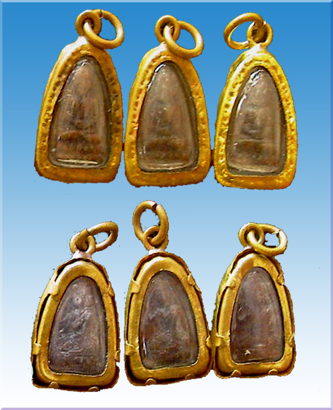 หลวงปู่ทวด หลังนางกวัก เนื้อทองแดง พร้อมกรอบเดิมปี2508