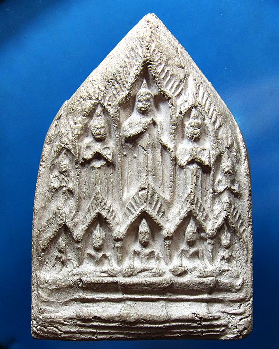 พระสิบทัศน์ (หลังแบบ) หลวงพ่อเงิน วัดดอนยายหอม ((หายาก))