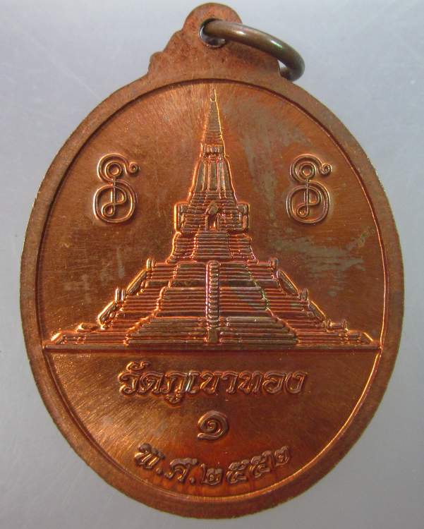 เหรียญสมเด็จพระนเรศวรมหาราช รุ่นชนะศึก วัดภูเขาทอง อยุธยา 2