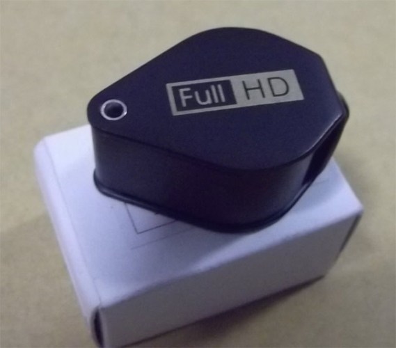 Canon หน้าเลนส์กว้าง18mm เลนส์ 2ชั้นแบบdoublet Canon Jewels Loupe 10x ใสแจ๋วแก้วแท้ บอดี้ดำ